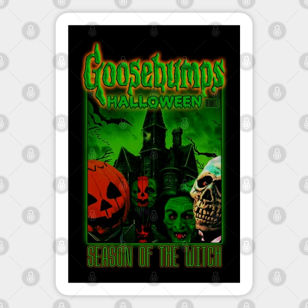 Goosebumps Halloween Edition Magnet by The Dark Vestiary